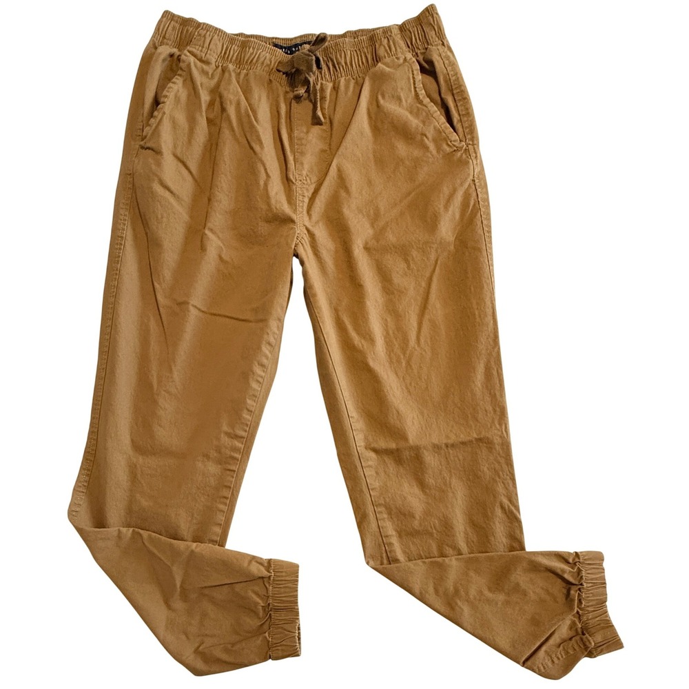 Aeropostale Jogger Men S Tan Stretch Jogger Casual Elastic Waist Drawstring
